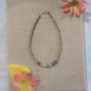 Chakra gemstone choker